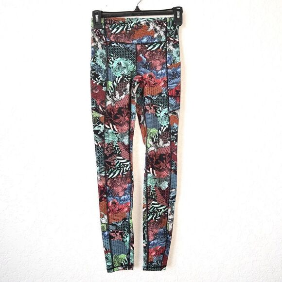 Lululemon Fast & Free Zen Clash Multi Tight Leggings Size 2 - Picture 3 of 10